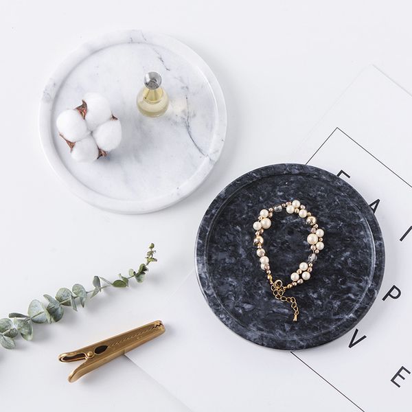 nordic simple natural marble tray black round dessert plate storage display tray non-slip table mat furniture decoration
nordic simple natural marble tray black round dessert plate storage display tray non-slip table mat furniture decoration