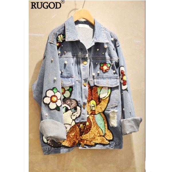 rugod 2019 new squirrel sequined embroidery jean jacket women fashion korean long sleeve denim jacket bf harajuk loose, Black;brown
rugod 2019 new squirrel sequined embroidery jean jacket women fashion korean long sleeve denim jacket bf harajuk loose, Black;brown