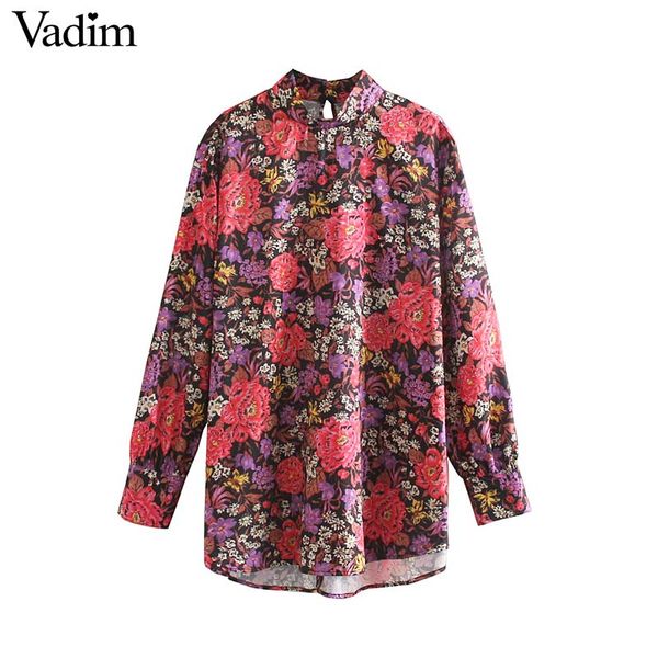 vadim women sweet floral pattern loose blouse long sleeve o neck casual shirt female cute oversized blusas lb533, White
vadim women sweet floral pattern loose blouse long sleeve o neck casual shirt female cute oversized blusas lb533, White