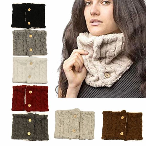 new winter warm knit scarf luxury women thicker crochet velvet pattern chunky big button knit ring scarf, Red;brown
new winter warm knit scarf luxury women thicker crochet velvet pattern chunky big button knit ring scarf, Red;brown