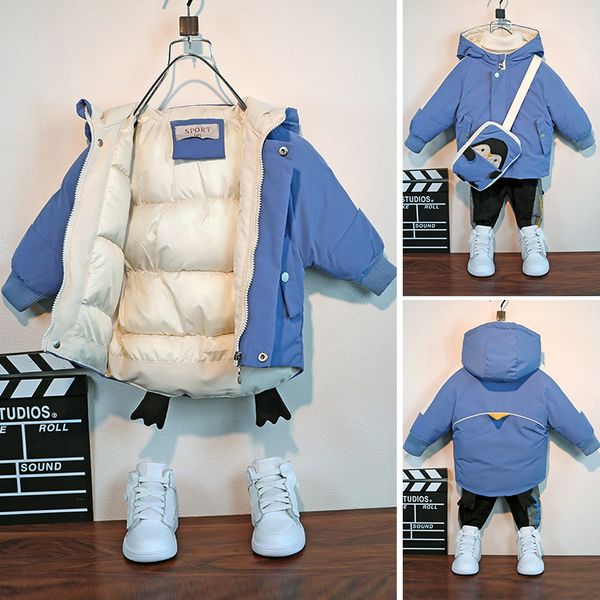 anlencool children's clothing boy cotton jacket 2019 new fashion baby children's winter cotton jacket penguin down coat boys, Blue;gray
anlencool children's clothing boy cotton jacket 2019 new fashion baby children's winter cotton jacket penguin down coat boys, Blue;gray