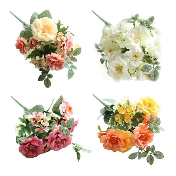 artificial peony flowers silk bouquet simulation flowers realistic rose pendant for wedding home shop decorations
artificial peony flowers silk bouquet simulation flowers realistic rose pendant for wedding home shop decorations