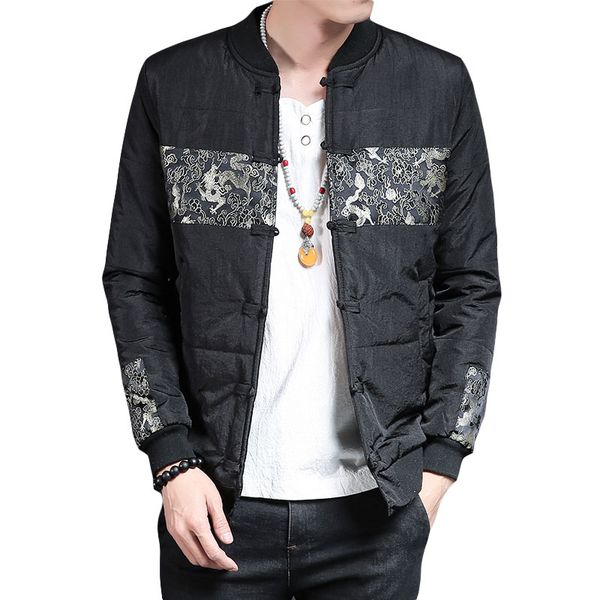 2019 spring autumn men`s light cotton padded parka coat winter jacket men printing outwear windbreak male bomber jackets s-5xl, Black
2019 spring autumn men`s light cotton padded parka coat winter jacket men printing outwear windbreak male bomber jackets s-5xl, Black