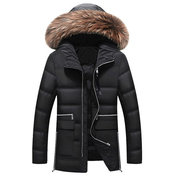 2019 mens winter jacket men big real fur collar hooded duck down jacket thick down jackets warm coat 2xl 3xl 027, Black
2019 mens winter jacket men big real fur collar hooded duck down jacket thick down jackets warm coat 2xl 3xl 027, Black