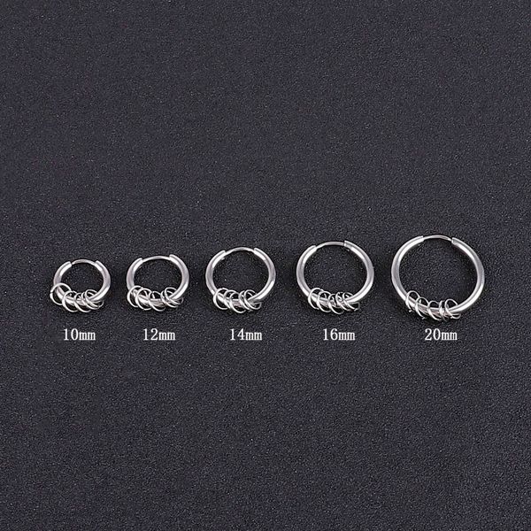 fashion men women punk circles hoop pendientes silver gold black titanium steel small circle charms hoop huggie earrings jewelry, Golden;silver
fashion men women punk circles hoop pendientes silver gold black titanium steel small circle charms hoop huggie earrings jewelry, Golden;silver