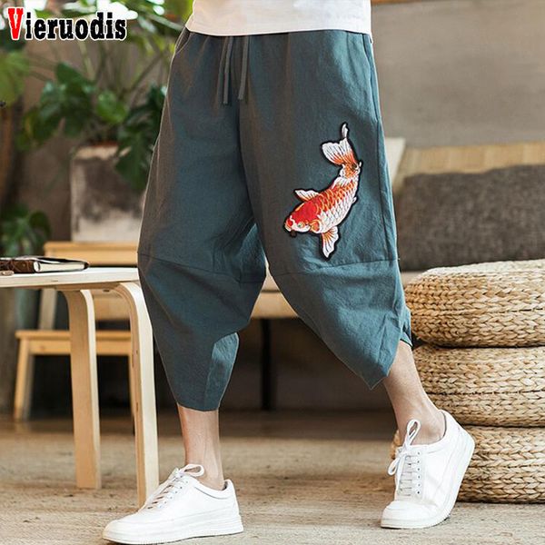 человек joggers корейских моды случайных брюки лето пляж до щиколотки брюки мужского 5xl нового карпа вышивка багги свободных брюки, Black
человек joggers корейских моды случайных брюки лето пляж до щиколотки брюки мужского 5xl нового карпа вышивка багги свободных брюки, Black