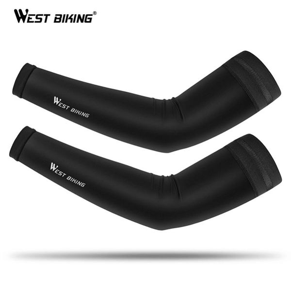 west biking breathable quick dry cycling arm sleeves fingerless elbow pad fitness armguards uv protection ice fabric arm sleeves, Black;gray
west biking breathable quick dry cycling arm sleeves fingerless elbow pad fitness armguards uv protection ice fabric arm sleeves, Black;gray