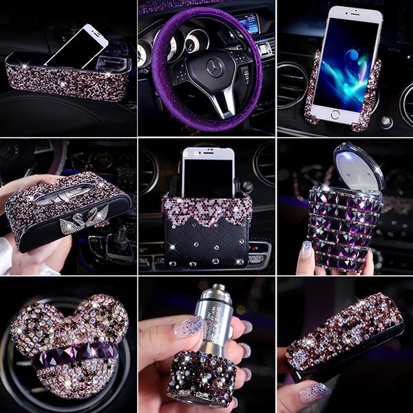 steering wheel covers women girls car purple ashtray tissue box rhinestone car accessories diamond crystal ornament
steering wheel covers women girls car purple ashtray tissue box rhinestone car accessories diamond crystal ornament