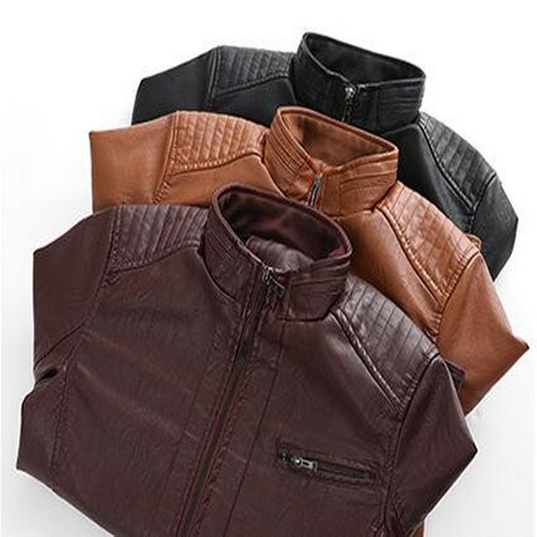 faux leather coats brand warm men leather jacket mens motorcycle standing collar motorcycle style men's jackets, Black
faux leather coats brand warm men leather jacket mens motorcycle standing collar motorcycle style men's jackets, Black