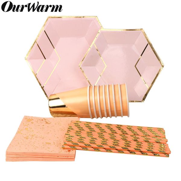 ourwarm pink foil gold disposable tableware birthday party paper napkins straws plates cups wedding decor kids party supplies
ourwarm pink foil gold disposable tableware birthday party paper napkins straws plates cups wedding decor kids party supplies