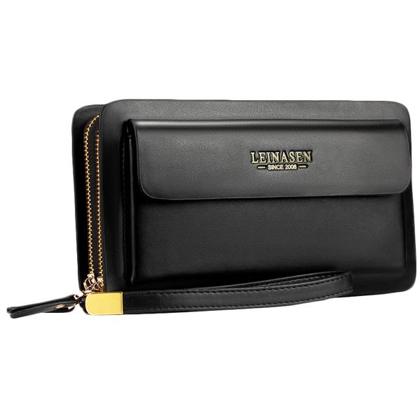 leinasen men wallets with coin pocket zipper double zipper male wallet long large men purse coin clutch bag(black
leinasen men wallets with coin pocket zipper double zipper male wallet long large men purse coin clutch bag(black