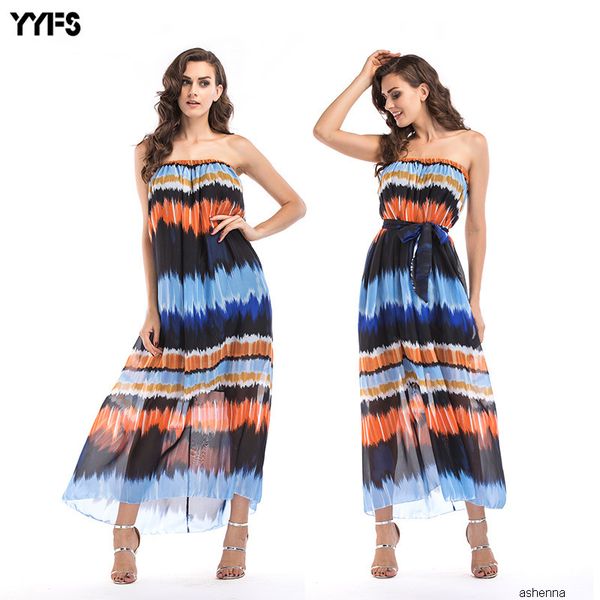 womens designer sleeveless wrapped chest backless chiffon high-grade printed dress beach skirtp276, Black;gray
womens designer sleeveless wrapped chest backless chiffon high-grade printed dress beach skirtp276, Black;gray