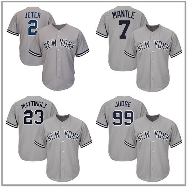 Mens 2 Derek Jeter 99 Aaron Judge New York Grey Baseball jersey Yankees 27 Giancarlo Stanton 23 Don Mattingly jerseys
Mens 2 Derek Jeter 99 Aaron Judge New York Grey Baseball jersey Yankees 27 Giancarlo Stanton 23 Don Mattingly jerseys