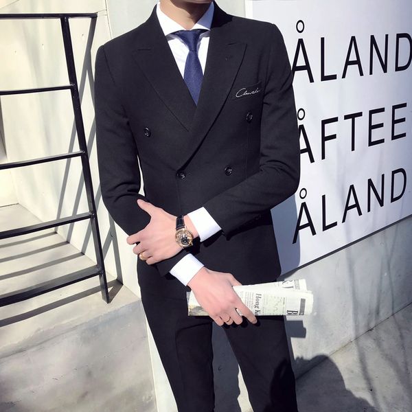 embroider brand fashion male blazers men suits wedding slim fit groom party business tuxedo compere jacket+shirt+pants suits, White;black
embroider brand fashion male blazers men suits wedding slim fit groom party business tuxedo compere jacket+shirt+pants suits, White;black