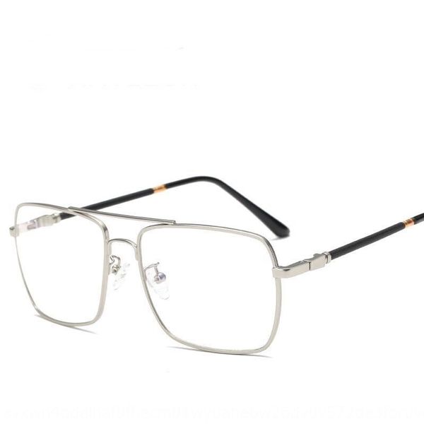 square myopia glasses plain mirror simple square frame men's glasses frame with myopia 9008, Silver
square myopia glasses plain mirror simple square frame men's glasses frame with myopia 9008, Silver
