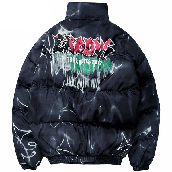 illusion graffiti hip hop jacket parka men winter windbreaker harajuku hip hop winter padded puffer jacket men outwear hipster, Black
illusion graffiti hip hop jacket parka men winter windbreaker harajuku hip hop winter padded puffer jacket men outwear hipster, Black