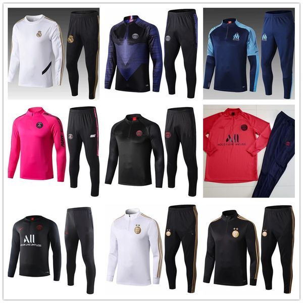 19 20 men football training tracksuit real madrid soccer training suit 2019 2020 mbappe survetement de foot chandal football joggi, Black
19 20 men football training tracksuit real madrid soccer training suit 2019 2020 mbappe survetement de foot chandal football joggi, Black