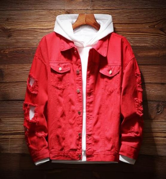 spring autumn men's youth denim jacket new clothes trend student hooded outerwear coats jackets, Black;brown
spring autumn men's youth denim jacket new clothes trend student hooded outerwear coats jackets, Black;brown