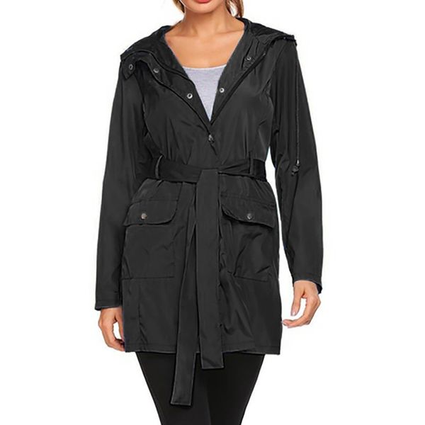 women quick dry hiking jackets plus size outdoor waterproof lightweight rain jacket hooded raincoat pocket outerwear windbreaker, Blue;black
women quick dry hiking jackets plus size outdoor waterproof lightweight rain jacket hooded raincoat pocket outerwear windbreaker, Blue;black