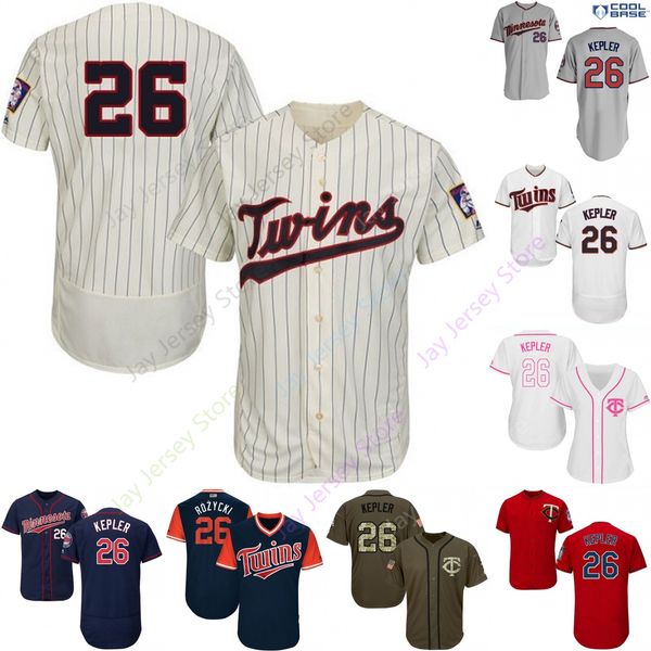 2019 Minnesota 26 Max Kepler Jersey Twins Jerseys Cool Base Flexbase Home Away White Black Red Grey Pullover Button Men Women Youth
2019 Minnesota 26 Max Kepler Jersey Twins Jerseys Cool Base Flexbase Home Away White Black Red Grey Pullover Button Men Women Youth