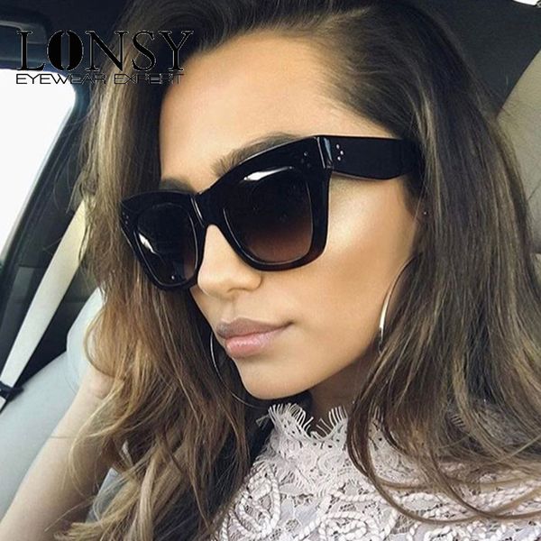 lonsy fashion square sunglasses women brand vintage female ladies sun glasses women oculos uv400 cj9768, White;black
lonsy fashion square sunglasses women brand vintage female ladies sun glasses women oculos uv400 cj9768, White;black