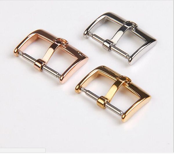 For Ome Strap Pin Buckle Tool Fix Tool Watch Replacement Watch Buckle Substitute Butterfly Fly Convex Solid Stainless Steel Buckle Leather S