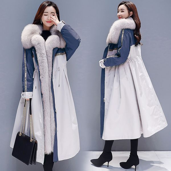 winter coat women's jacket 2018 new korean version of the long section of cotton padded plus velvet over the knee coat a word co, Black
winter coat women's jacket 2018 new korean version of the long section of cotton padded plus velvet over the knee coat a word co, Black
