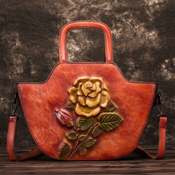 genuine leather woman package manual wipe color carving diagonal package flowers and plants single shoulder layer skin handbag
genuine leather woman package manual wipe color carving diagonal package flowers and plants single shoulder layer skin handbag