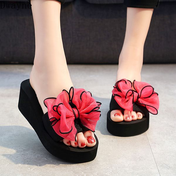 summer new high-heeled slippers bow women's beach slippers korean version of the thick bottom non-slip wild, Black
summer new high-heeled slippers bow women's beach slippers korean version of the thick bottom non-slip wild, Black