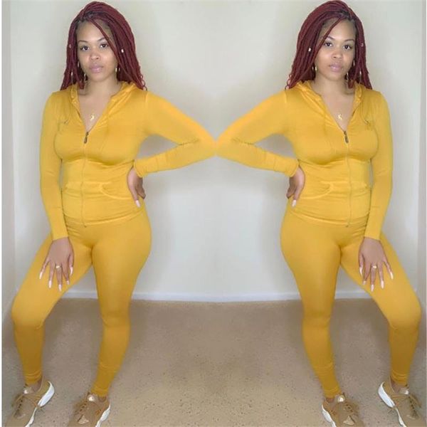 spring женские pure color костюмы с капюшоном узкие активные женские 2pcs наборы zipper casual женские спортивные костюмы с карманами, Gray
spring женские pure color костюмы с капюшоном узкие активные женские 2pcs наборы zipper casual женские спортивные костюмы с карманами, Gray
