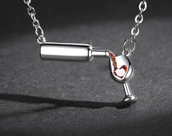 12pcs women rose gold silver color wine cup necklace heart red zircon pendant necklaces romantic love wedding party jewelry
12pcs women rose gold silver color wine cup necklace heart red zircon pendant necklaces romantic love wedding party jewelry