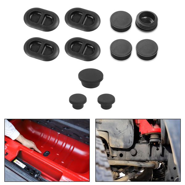 areyourshop 11 pcs small rubber floor drain plugs pan body plug for wrangler jk 2007-2017 floor drain plugs pan plug car 
areyourshop 11 pcs small rubber floor drain plugs pan body plug for wrangler jk 2007-2017 floor drain plugs pan plug car