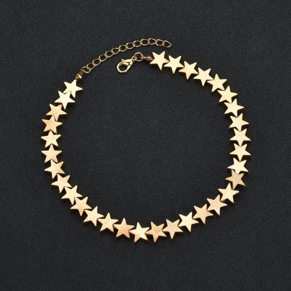 european and american fashion jewelry trend personality simple copper star short necklace necklace wl601, Golden;silver
european and american fashion jewelry trend personality simple copper star short necklace necklace wl601, Golden;silver