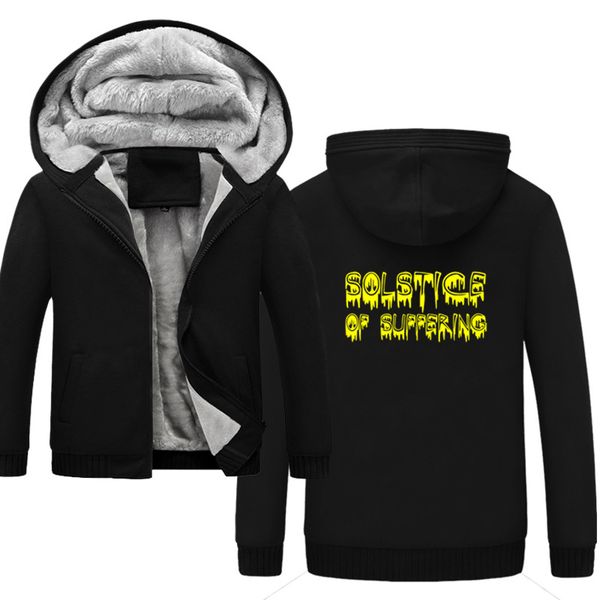2019 autumn winter drawstring pocket hooded sweatshirt solstice of suffering print anime fashion streetwear, Black
2019 autumn winter drawstring pocket hooded sweatshirt solstice of suffering print anime fashion streetwear, Black