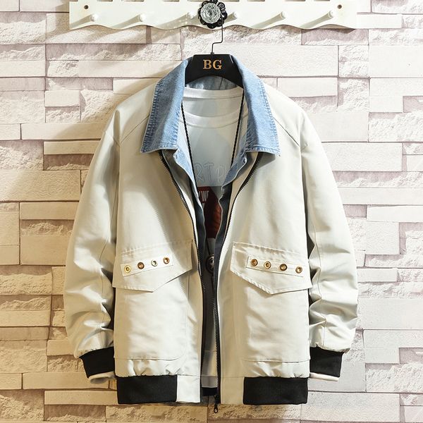 autumn new jacket men fashion printing casual fake two-piece jacket man streetwear wild hip-hop loose bomber m-5xl, Black;brown
autumn new jacket men fashion printing casual fake two-piece jacket man streetwear wild hip-hop loose bomber m-5xl, Black;brown