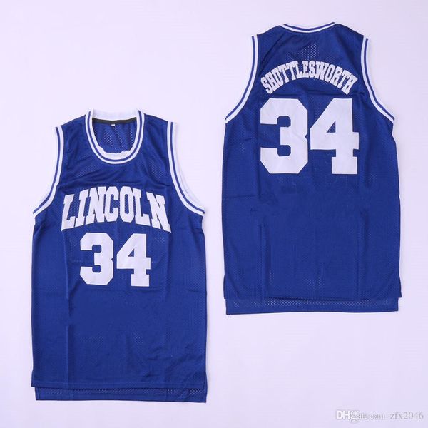 Men's #34 Jesus SHUTTLESWORTH Lincoln He Got Game Basketball Jersey White Blue Red shirts embroidered Stitched logos Uniform
Men's #34 Jesus SHUTTLESWORTH Lincoln He Got Game Basketball Jersey White Blue Red shirts embroidered Stitched logos Uniform