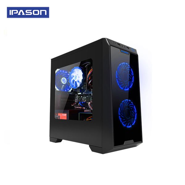 

IPASON A3 Mini Gaming Pc Amd Ryzen 3 2200g DDR4 4G 8G 120г SSD Win10 Barebone System Hdmi Vga Настольный компьютер