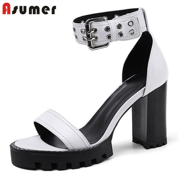 asumer 2020 genuine leather shoes women sandals high heels platform shoes fashion gladiator sandals ladies big size, Black
asumer 2020 genuine leather shoes women sandals high heels platform shoes fashion gladiator sandals ladies big size, Black