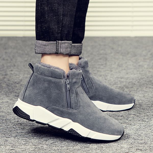 winter flannel warm cotton boots men's snowboots waterproof and skid-proof sports trend 100 sets of martin boots and bread shoes, Black
winter flannel warm cotton boots men's snowboots waterproof and skid-proof sports trend 100 sets of martin boots and bread shoes, Black