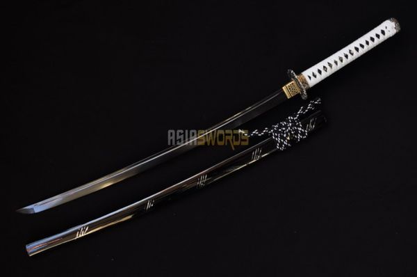 collection sword for decorate 100% handmade battle ready full tang black steel blade japanese samurai katana silver dragon tsuba sword #660
collection sword for decorate 100% handmade battle ready full tang black steel blade japanese samurai katana silver dragon tsuba sword #660