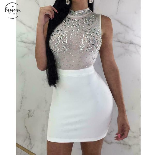 women evening party dress bandage bodycon sleeveless clubwear ladies summer short slim mini fit mini vestidos dress sundress, Black;gray
women evening party dress bandage bodycon sleeveless clubwear ladies summer short slim mini fit mini vestidos dress sundress, Black;gray