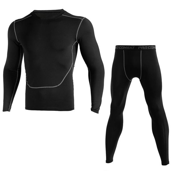 sportswear man running sport compression t shirt pants suits tracksuit sets male gym fitness tracksuits running men, Black;blue
sportswear man running sport compression t shirt pants suits tracksuit sets male gym fitness tracksuits running men, Black;blue