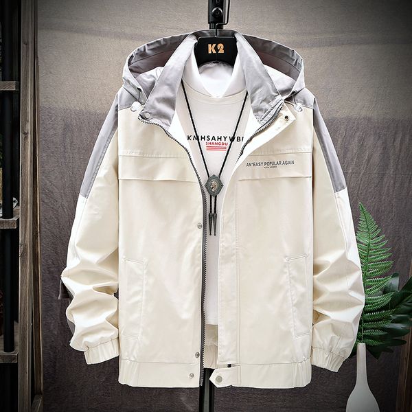 men's jackets slim hooded patchwork pullover jacket windbreaker men tracksuit fashion white teenager hip hop coats streetwear ee9jk, Black;brown
men's jackets slim hooded patchwork pullover jacket windbreaker men tracksuit fashion white teenager hip hop coats streetwear ee9jk, Black;brown