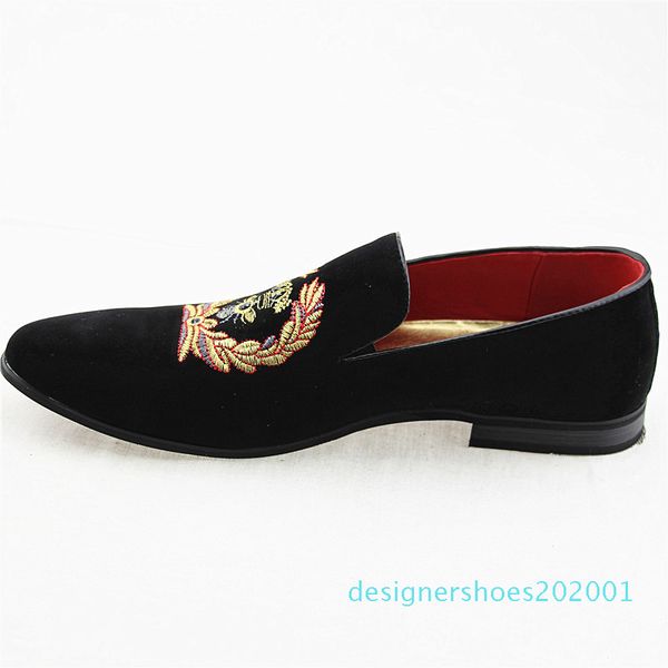 movechain men suede leather loafers mens casual embroidery moccasins oxfords shoes man party driving flats eur sizes 38-45 d1, Black
movechain men suede leather loafers mens casual embroidery moccasins oxfords shoes man party driving flats eur sizes 38-45 d1, Black