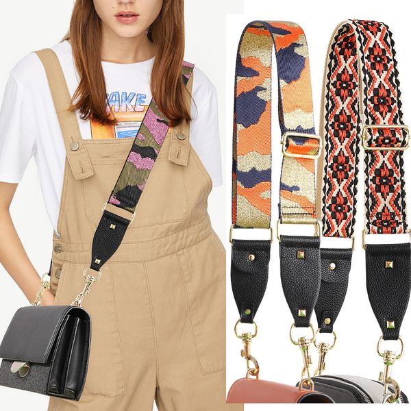 nylon colored women bag strap camouflage belt for crossbody adjustable bag accessories handle shoulder hanger straps for bags, Black
nylon colored women bag strap camouflage belt for crossbody adjustable bag accessories handle shoulder hanger straps for bags, Black