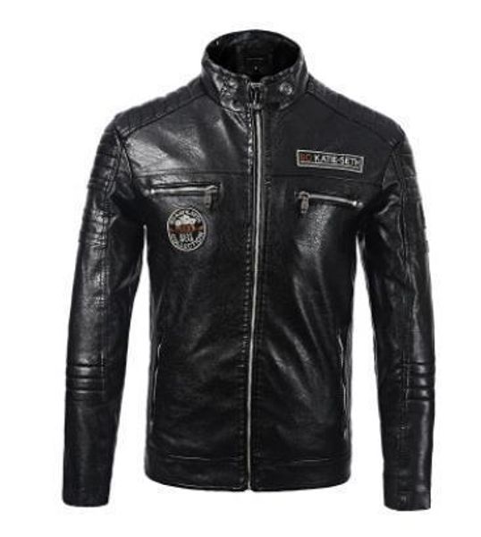 mens pu fleece warm jackets thick leather slim fit jacket coats stand collar, Black;brown
mens pu fleece warm jackets thick leather slim fit jacket coats stand collar, Black;brown