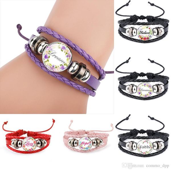 believe hope faith dream love charm leather wrap bracelets for women men inspirational letter wristband bangle fashion handmade jewelry gift, Golden;silver
believe hope faith dream love charm leather wrap bracelets for women men inspirational letter wristband bangle fashion handmade jewelry gift, Golden;silver