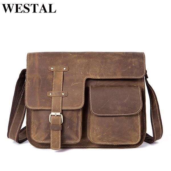 westal men's bags crazy horse genuine leather vintage crossbody bags for men messenger bag men's shoulder bag male 1050
westal men's bags crazy horse genuine leather vintage crossbody bags for men messenger bag men's shoulder bag male 1050