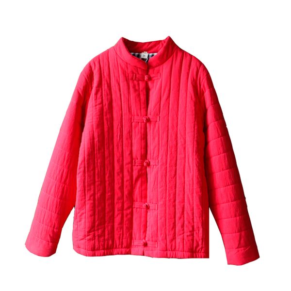 wadded parka long sleeve plate button chinese style autumn winter coat female pleated solid keep warm jacket vintage outerwear, Black
wadded parka long sleeve plate button chinese style autumn winter coat female pleated solid keep warm jacket vintage outerwear, Black