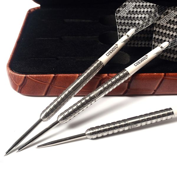 новый cuesoul 3шт / комплект 14.5cm 24g professional steel tip darts super slim 98% стали вольфрама совет дартс set
новый cuesoul 3шт / комплект 14.5cm 24g professional steel tip darts super slim 98% стали вольфрама совет дартс set